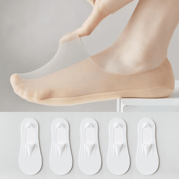 Meias Invisíveis Ortopédicas OrtoFlexBrasil® - [SOMENTE HOJE COMPRE 3 LEVE 5 PARES]