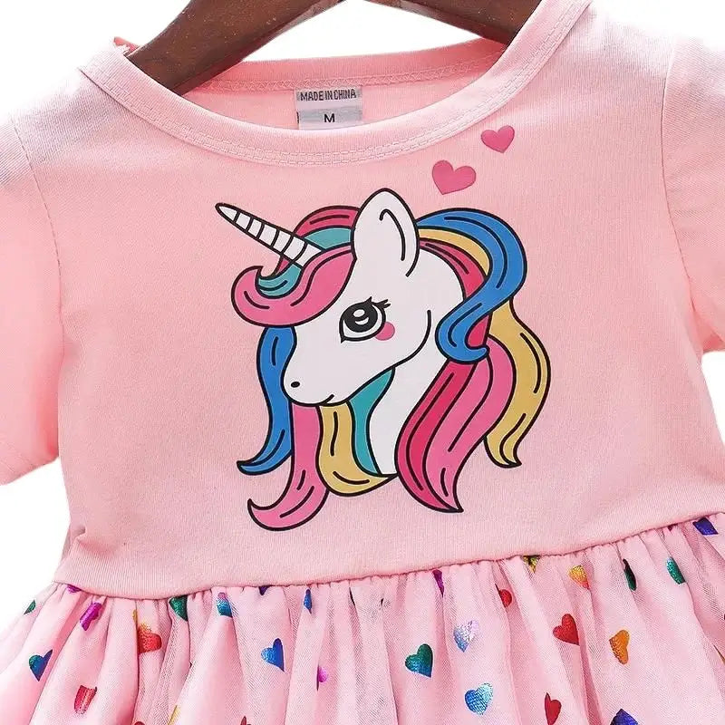 Vestido Infantil Unicórnio