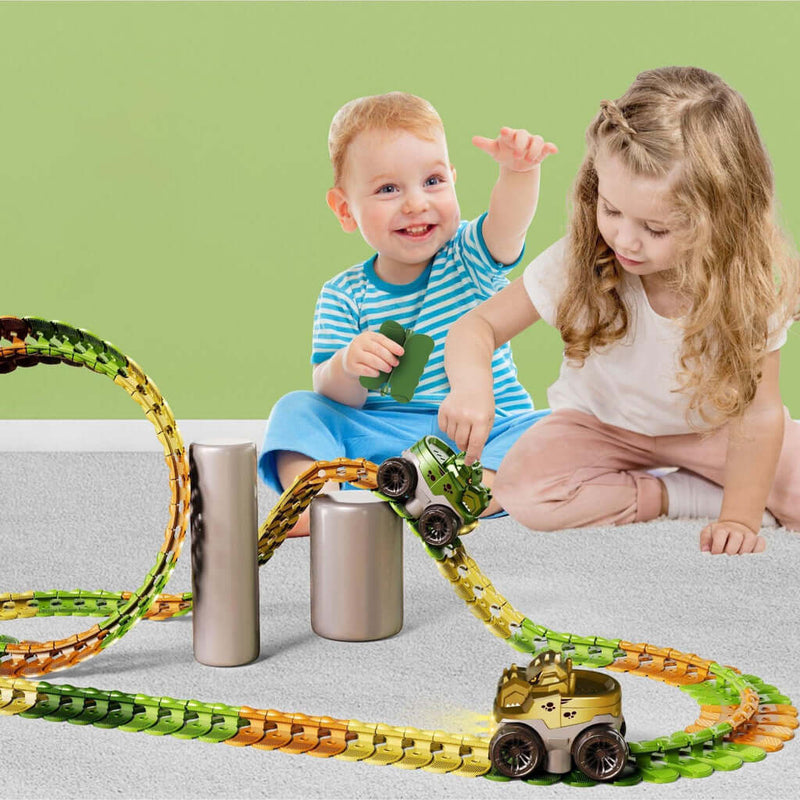 Pista de Carrinhos Dinossauro Radical 360