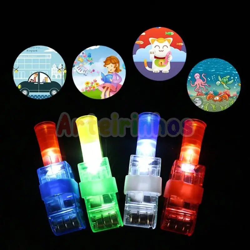 Kit de Anéis Luminosos - Projetor de Desenhos