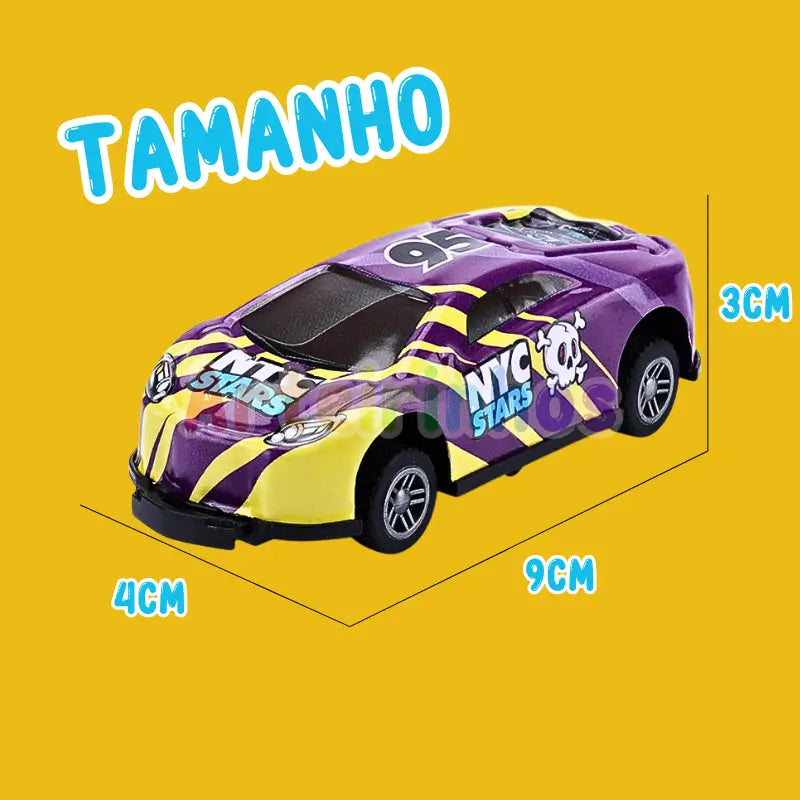 Carrinho Bate e Pula 360º Acrobático: Kit 4 Unidades, Diversão Garantida Crianças