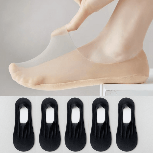 Meias Invisíveis Ortopédicas OrtoFlexBrasil® - [SOMENTE HOJE COMPRE 3 LEVE 5 PARES]