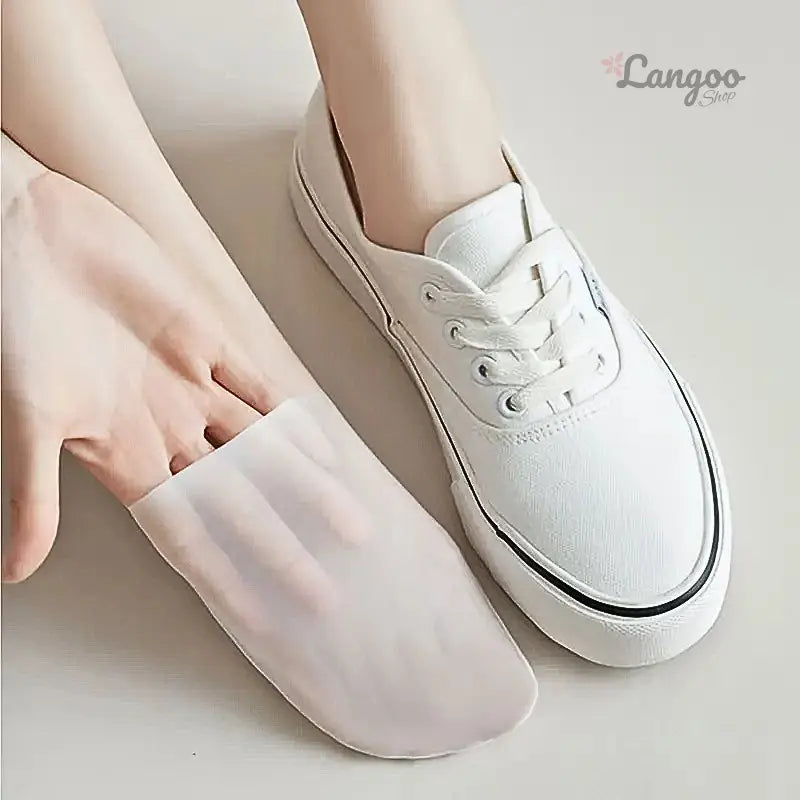 Meias Invisíveis Ortopédicas OrtoFlexBrasil® - [SOMENTE HOJE COMPRE 3 LEVE 5 PARES]