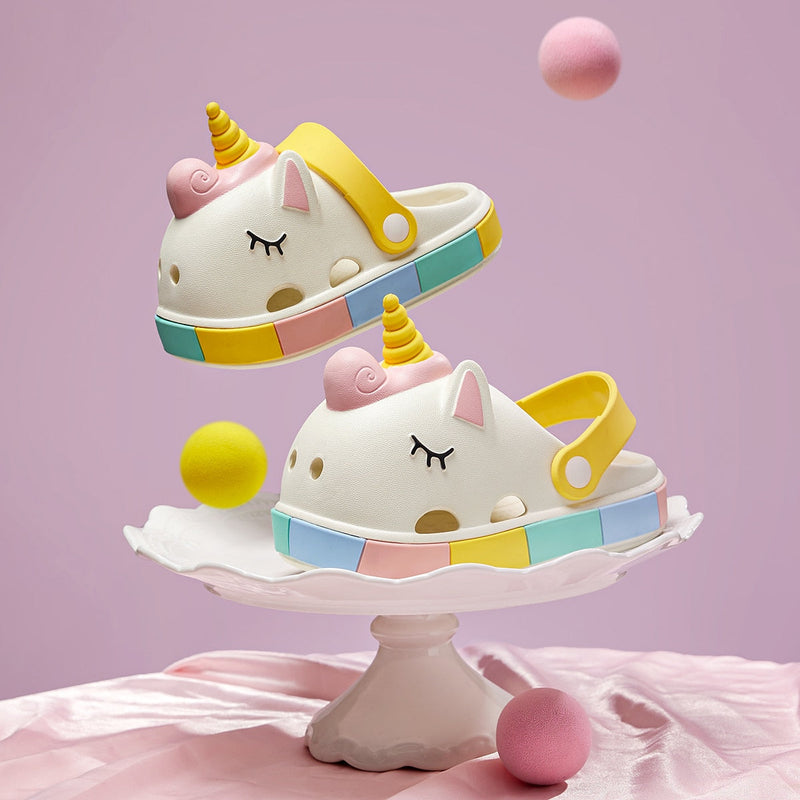 Sandália Infantil All Crocs -  Unicórnio
