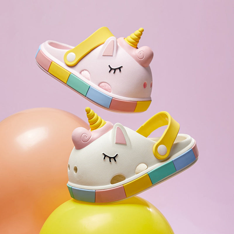 Sandália Infantil All Crocs -  Unicórnio