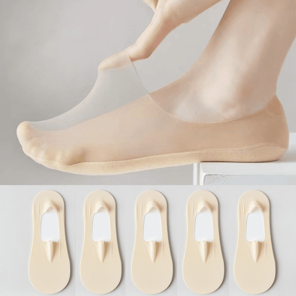 Meias Invisíveis Ortopédicas OrtoFlexBrasil® - [SOMENTE HOJE COMPRE 3 LEVE 5 PARES]