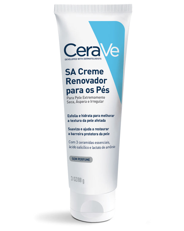Creme Renovador de Pés, com Ação Esfoliante