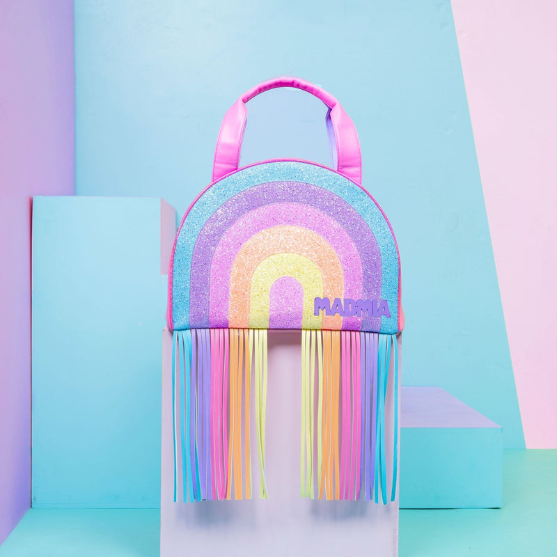 Bolsa de arco-íris brilhante